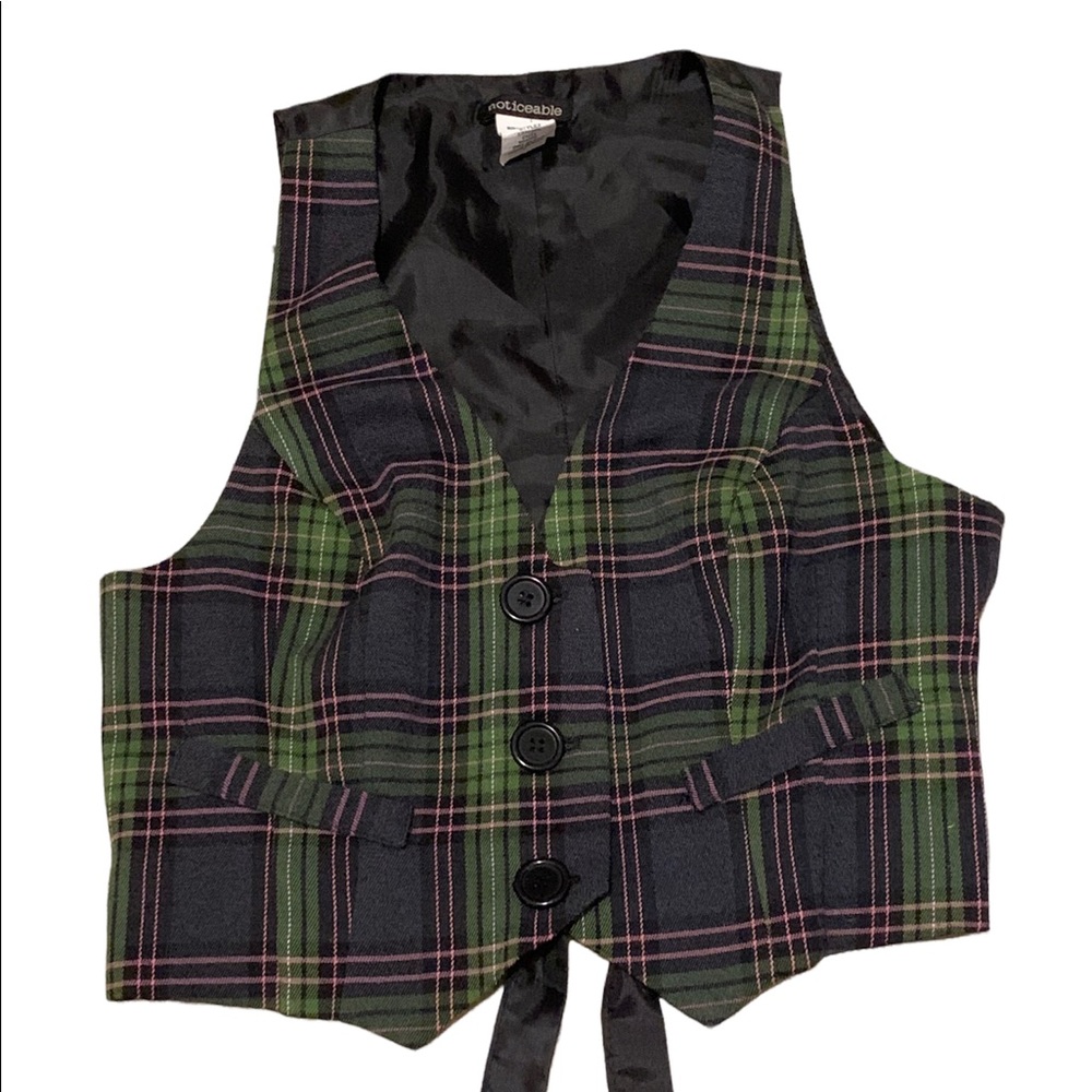 NOTICABLE Y2k patterned vest